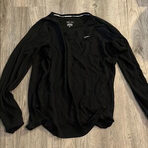 Nike womens Black Long Sleeve Shirt